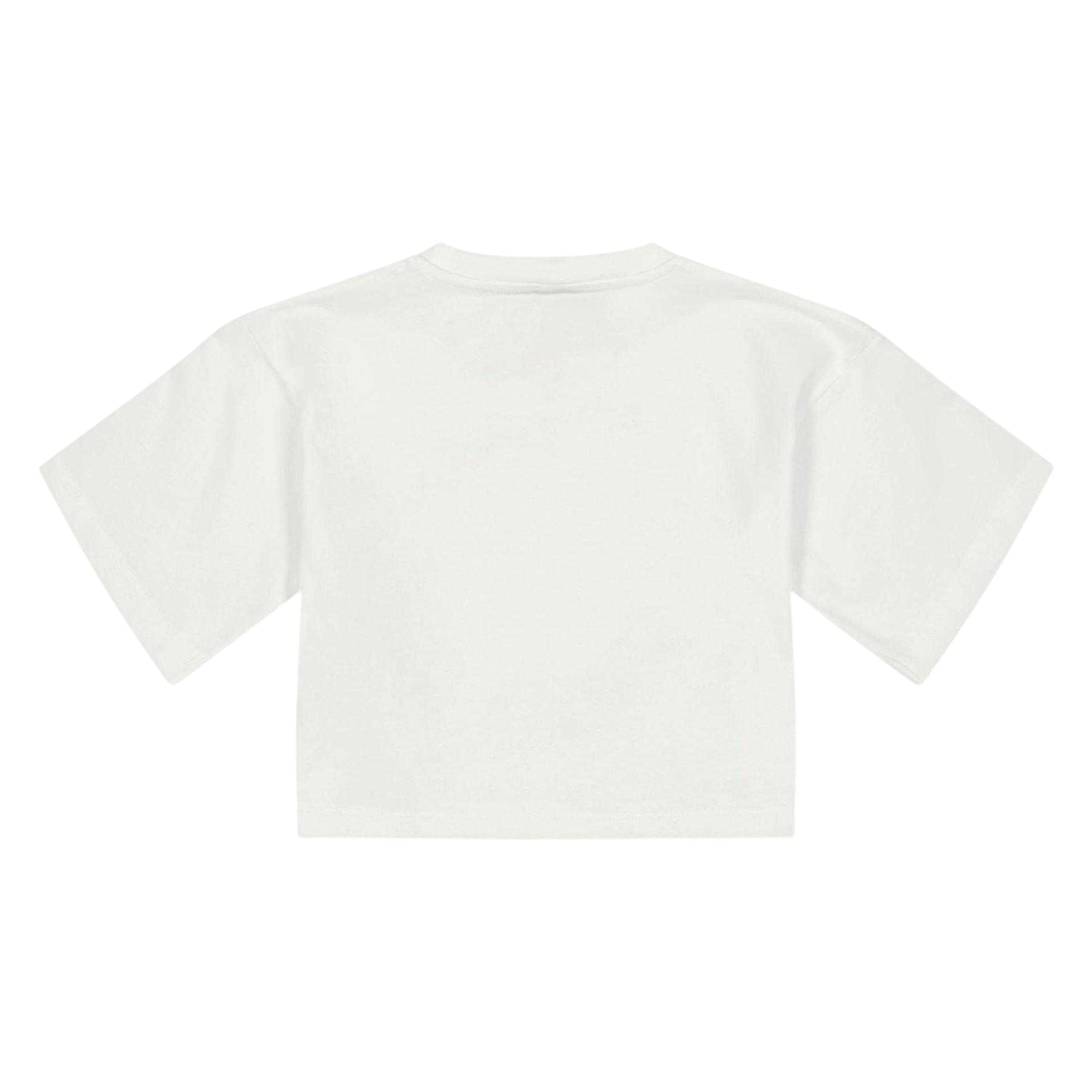 White - Back - Stella McCartney Girls Cropped Crop Top