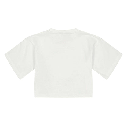 White - Back - Stella McCartney Girls Cropped Crop Top