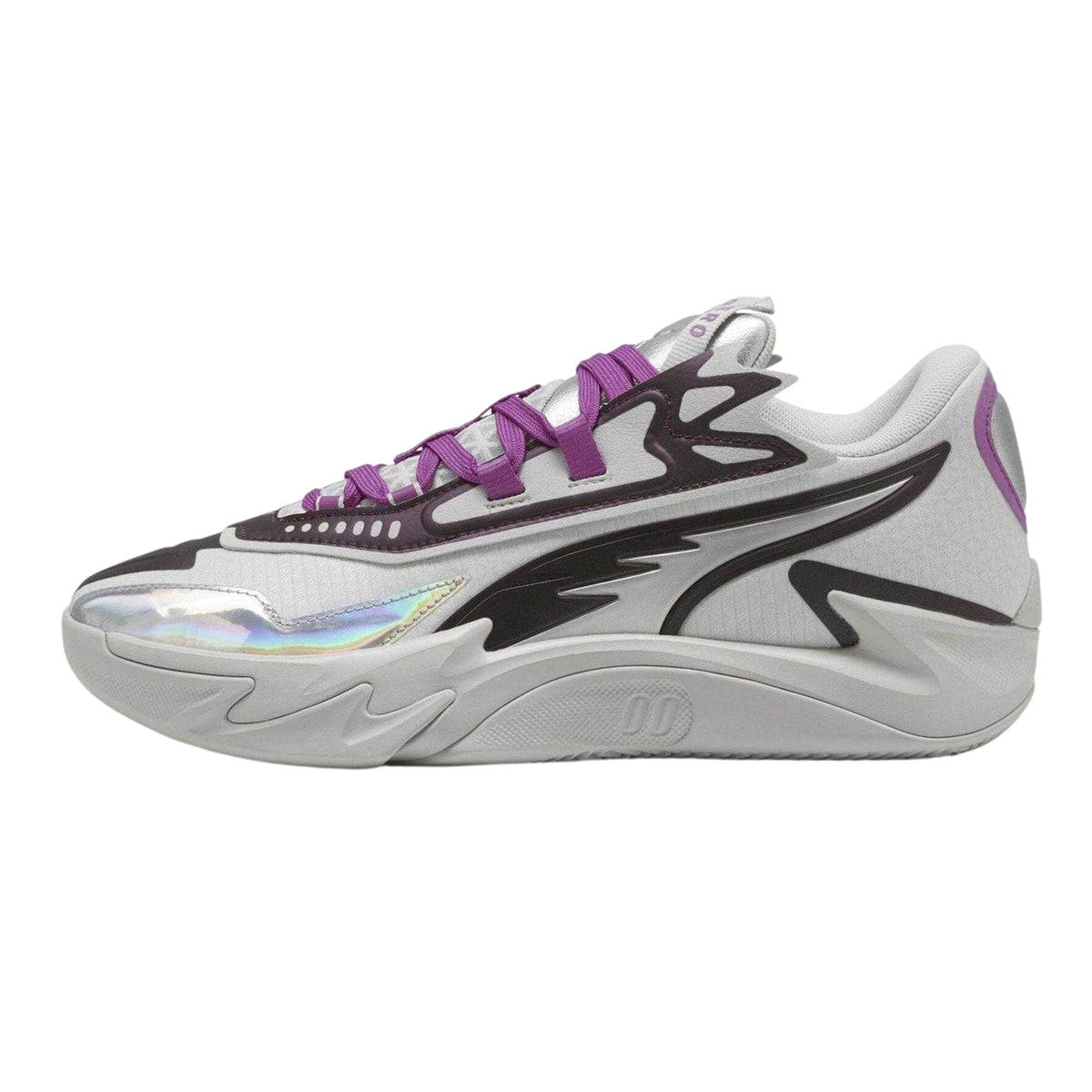 Feather Grey - Back - Puma Mens Scoot Zeros II Sterling Basketball Shoes