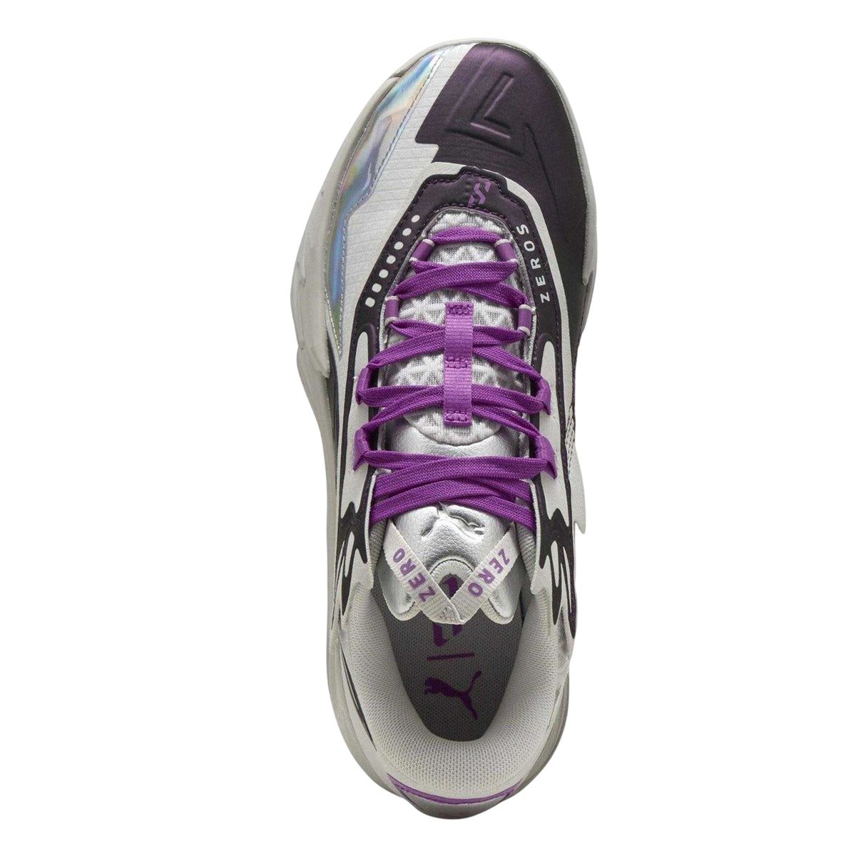 Feather Grey - Side - Puma Mens Scoot Zeros II Sterling Basketball Shoes