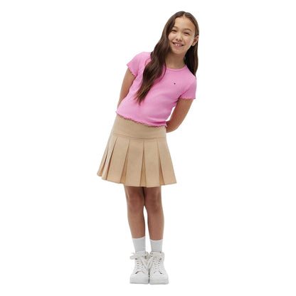 Pink - Pack Shot - Tommy Hilfiger Girls Crop Top