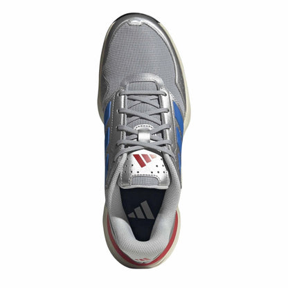 Metallic Silver - Pack Shot - Adidas Mens 3 Stripes Hockey Shoes