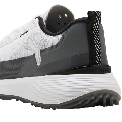 White-Grey - Pack Shot - Puma Mens Gruve Low Golf Shoes