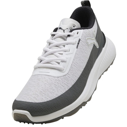 White-Grey - Close up - Puma Mens Gruve Low Golf Shoes