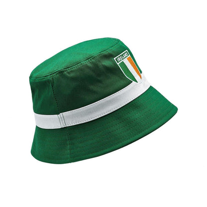 Ireland Green - Side - Team Flag Of Ireland Bucket Hat