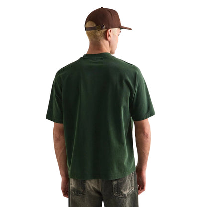 Washed Green - Pack Shot - GodMade Mens Logo Cotton Regular T-Shirt