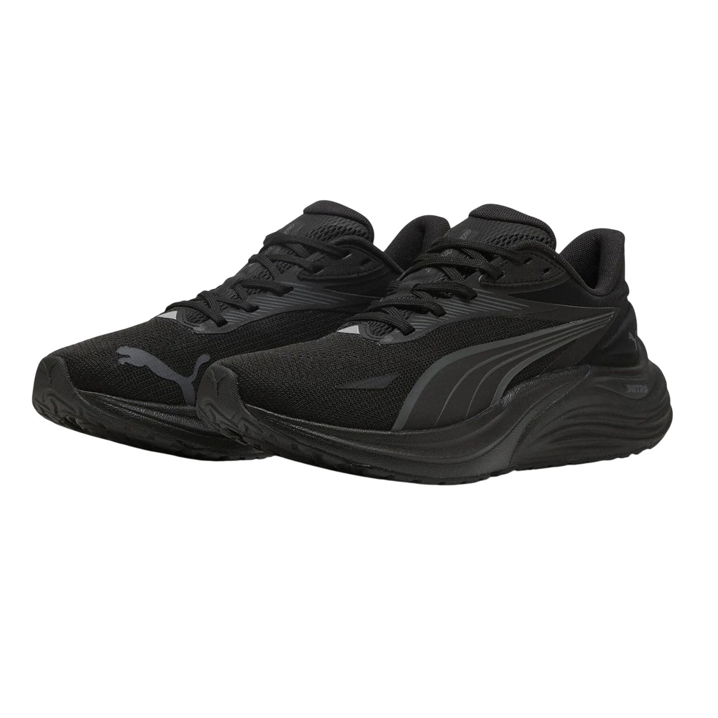 Black - Pack Shot - Puma Womens-Ladies Electrify Nitro 4 Shoes
