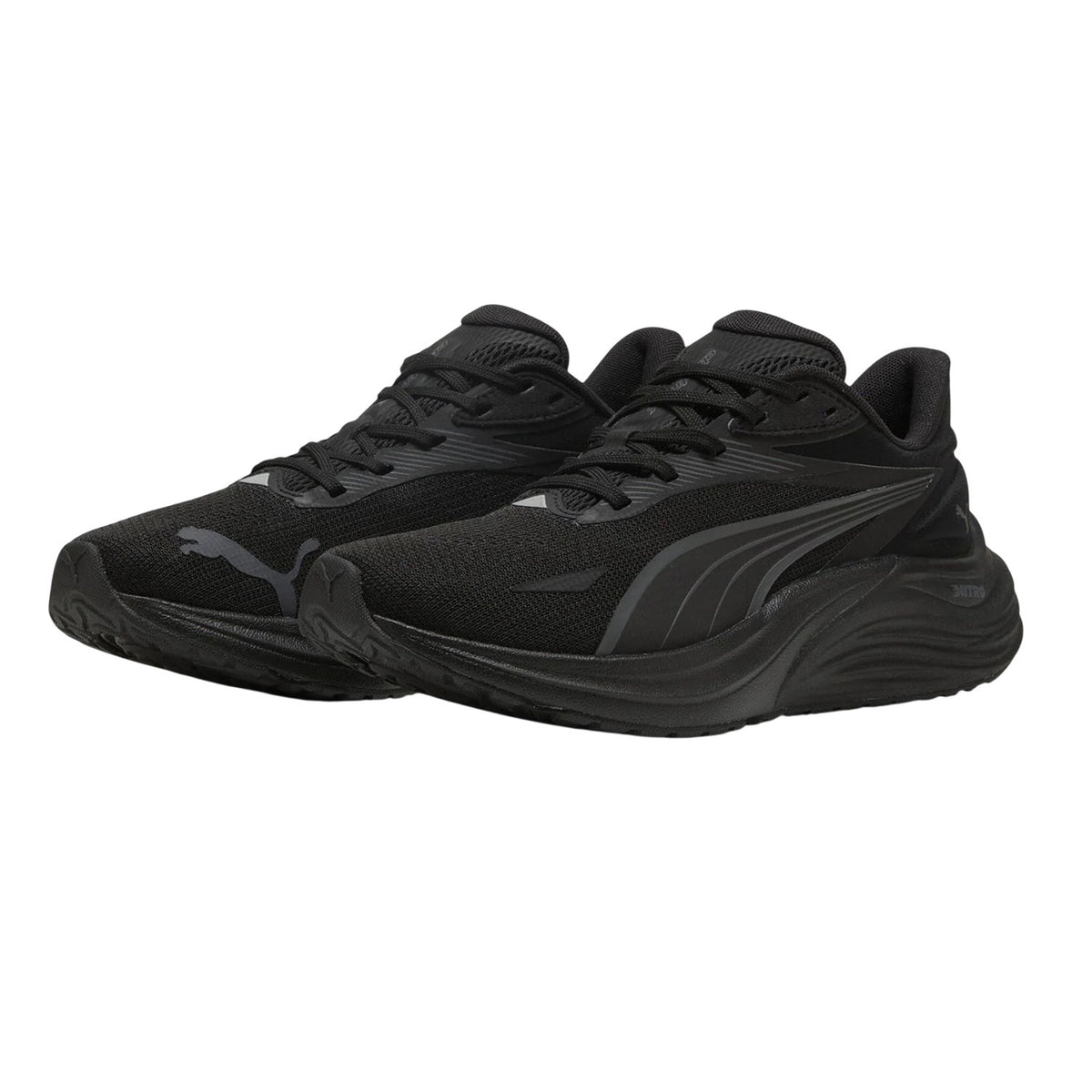Black - Pack Shot - Puma Womens-Ladies Electrify Nitro 4 Shoes