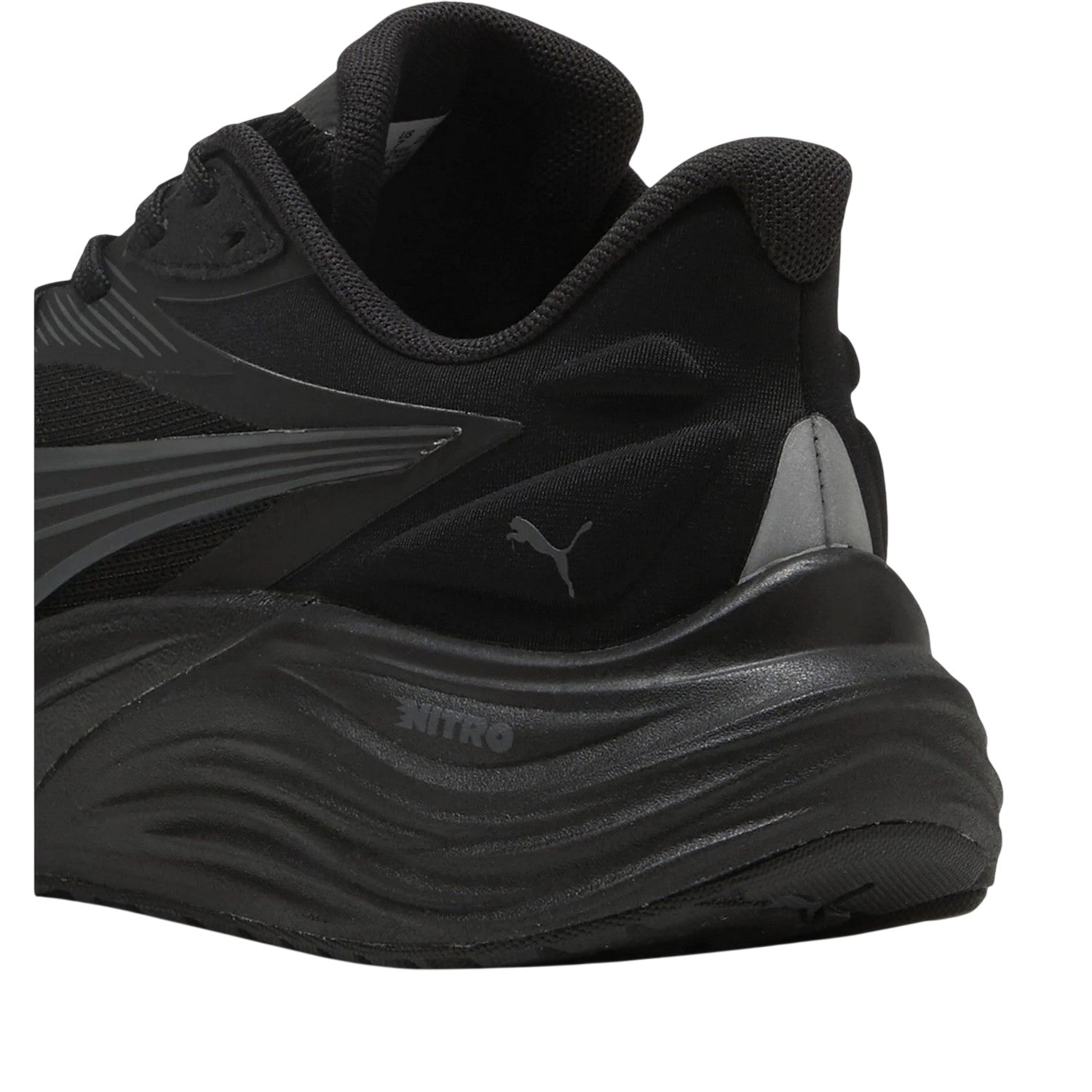 Black - Close up - Puma Womens-Ladies Electrify Nitro 4 Shoes