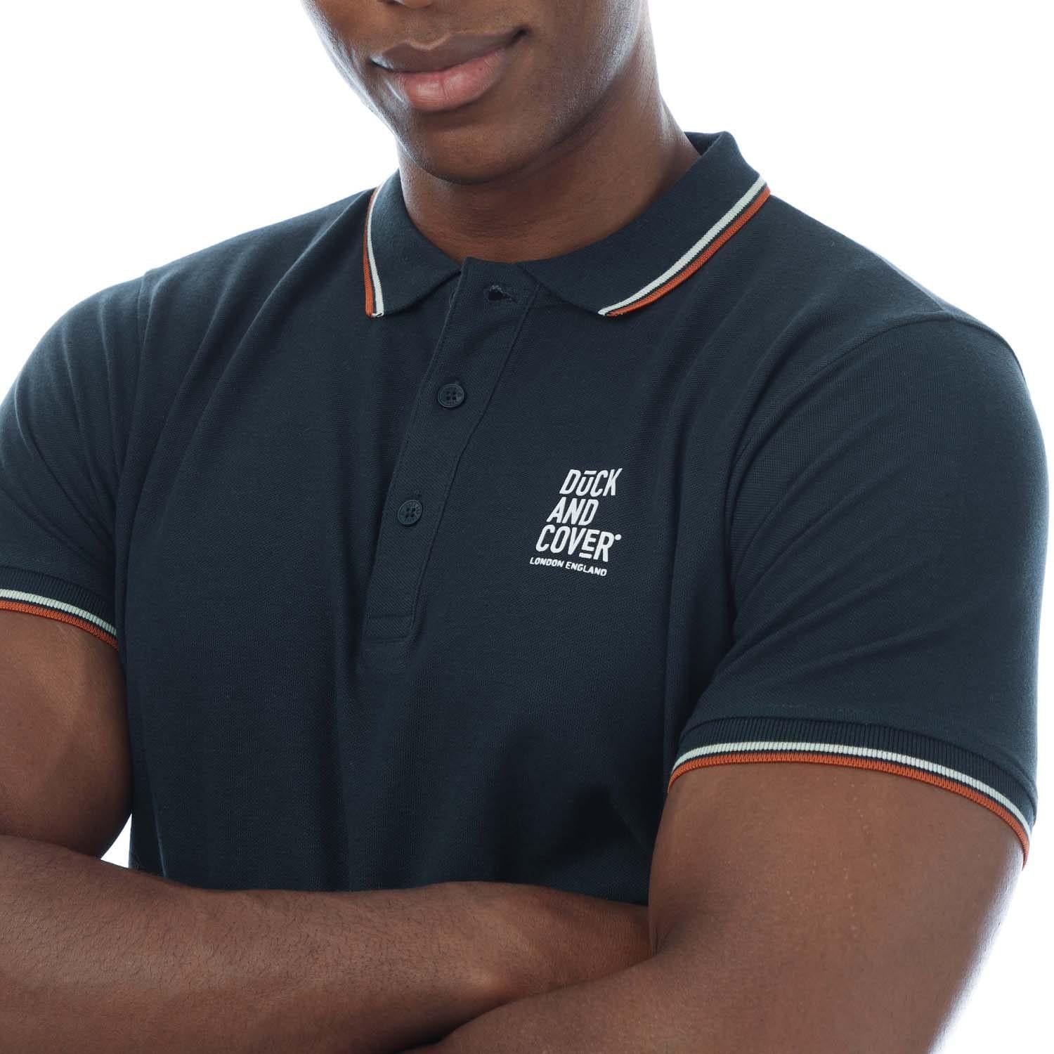 Green-Light Green-Blue - Pack Shot - Duck and Cover Mens Melports Polo Shirt