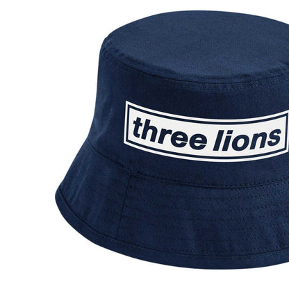 Blue - Side - Sport Direct Three Lions Bucket Hat