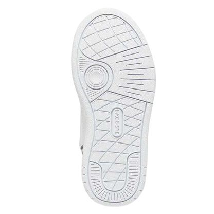 White - Side - Lacoste Childrens-Kids T-Clip Set Trainers