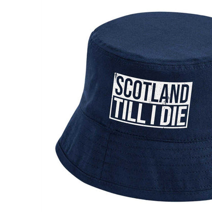 Blue-White - Side - Sport Direct Scotland Till I Die Bucket Hat