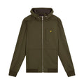Olive - Front - Lyle & Scott Mens Embroidered Logo Soft Shell Jacket