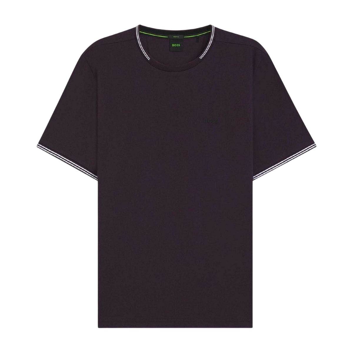 Purple - Front - Boss Mens Taul Short-Sleeved T-Shirt