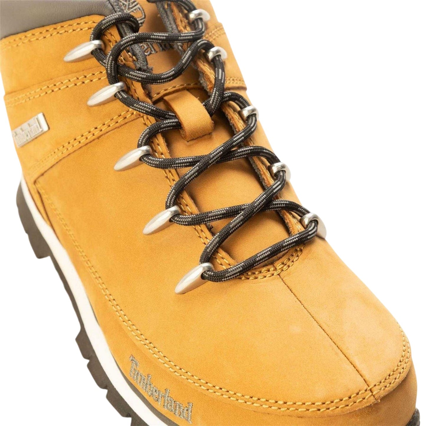 Brown - Lifestyle - Timberland Childrens-Kids Euro Sprint Leather Mid Boots