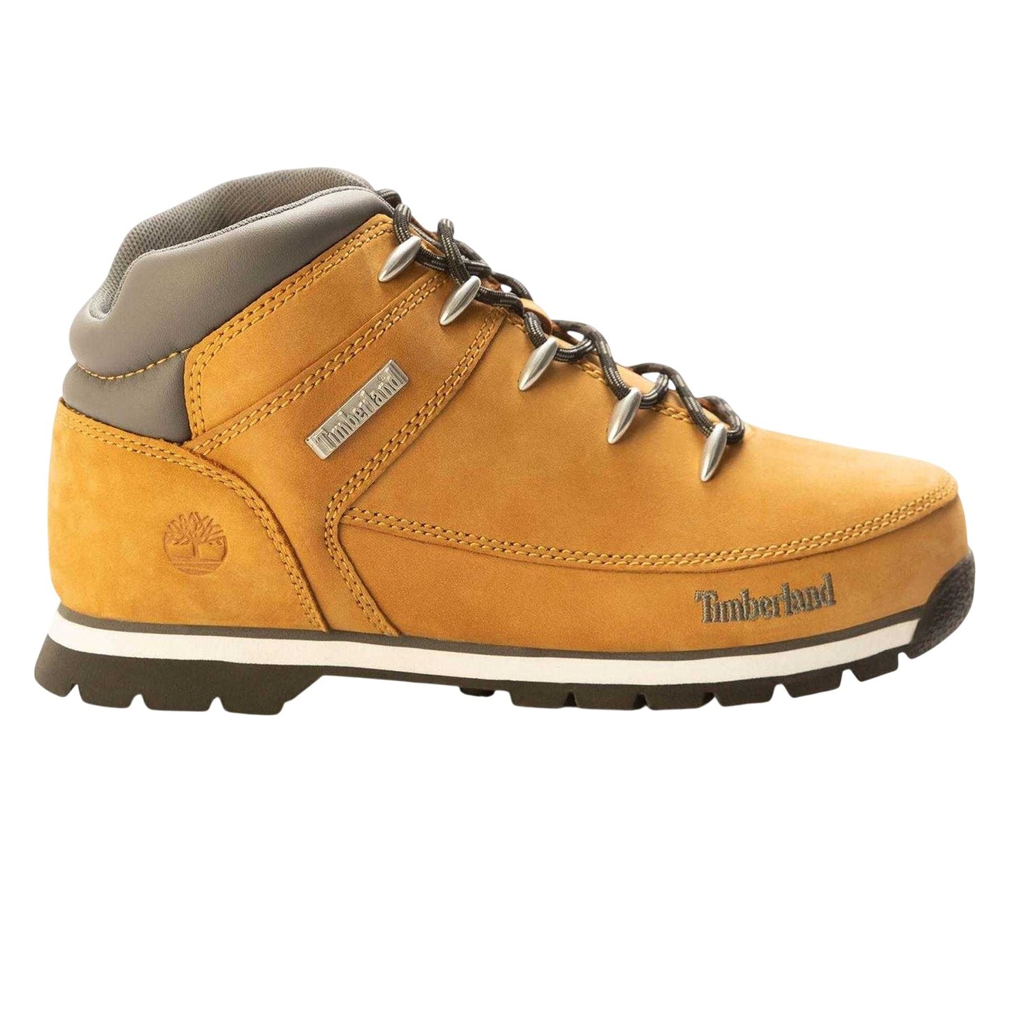 Brown - Front - Timberland Childrens-Kids Euro Sprint Leather Mid Boots