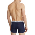 Navy - Side - Ralph Lauren Mens Boxer Shorts (Pack of 3)
