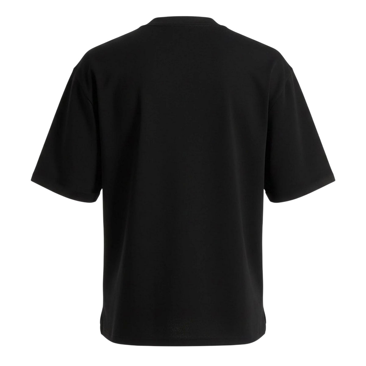 Black - Back - Maniere De Voir Mens Cotton Relaxed Fit T-Shirt