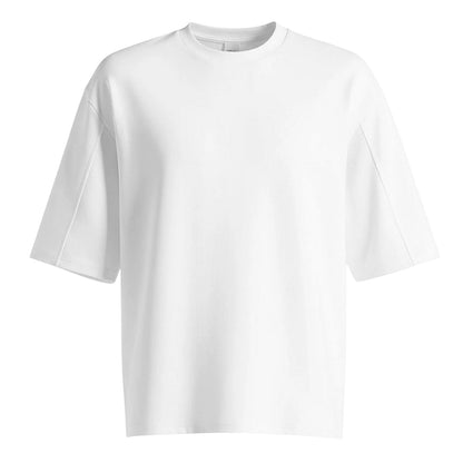 White - Front - Maniere De Voir Mens Cotton Relaxed Fit T-Shirt