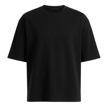Black - Front - Maniere De Voir Mens Cotton Relaxed Fit T-Shirt