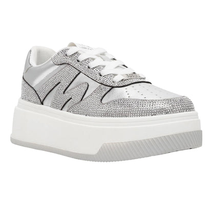 Silver - Lifestyle - Steve Madden Womens-Ladies Dynamo Trainers