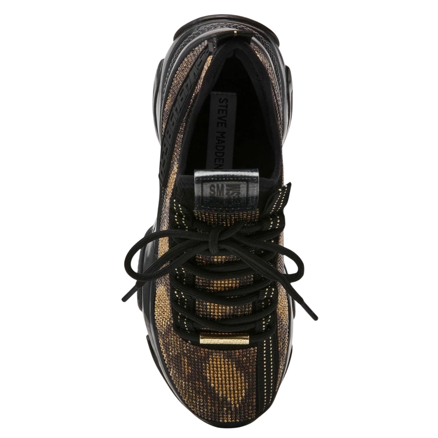 Natural Snake - Lifestyle - Steve Madden Womens-Ladies Embellished Chunky Flat Trainers