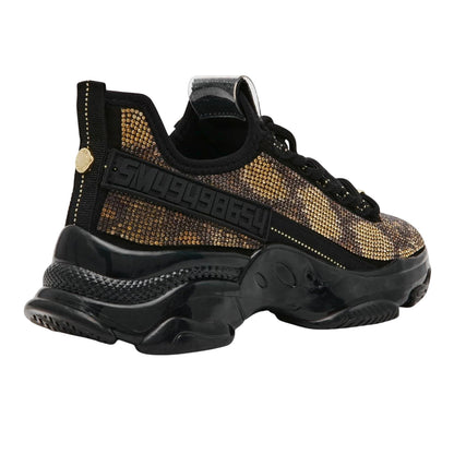 Natural Snake - Pack Shot - Steve Madden Womens-Ladies Embellished Chunky Flat Trainers