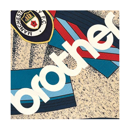 Ecru-Blue - Pack Shot - Score Draw Mens 1994 Home Manchester City FC Goalkeeper Jersey