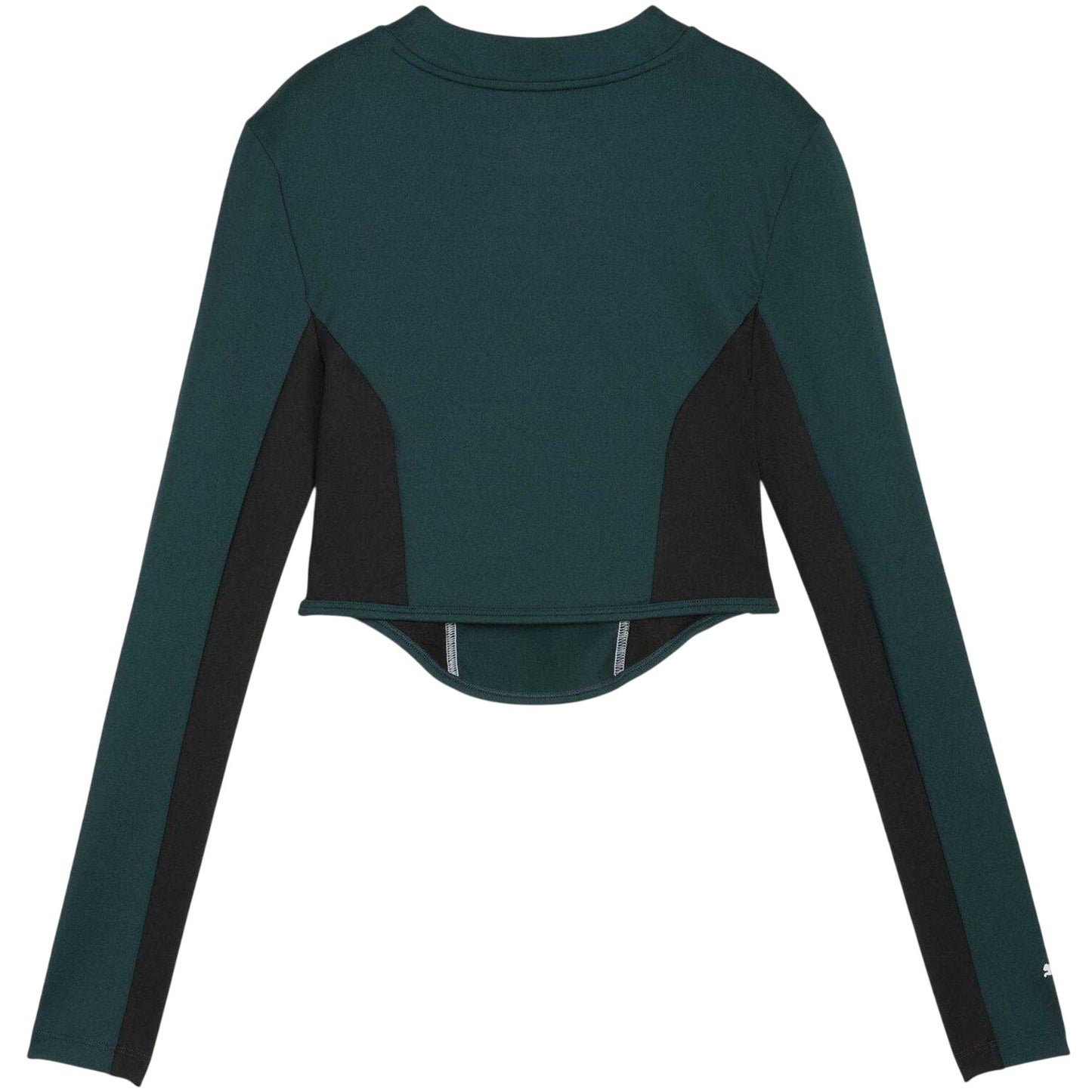 Green-Terrain - Back - Puma Womens-Ladies Lifestyle Formula 1 Long-Sleeved Corset Top