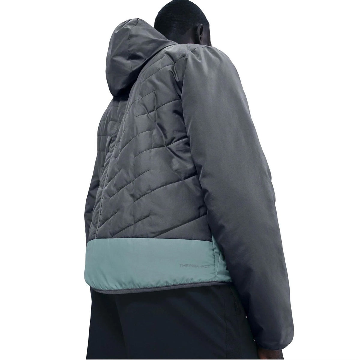 Smoke Grey - Back - Nike Mens Repel Colour Block Polyester Jacket