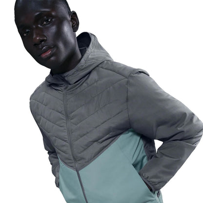 Smoke Grey - Side - Nike Mens Repel Colour Block Polyester Jacket