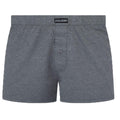 Grey - Back - Lyle & Scott Mens Woven Boxer Shorts (Pack of 3)