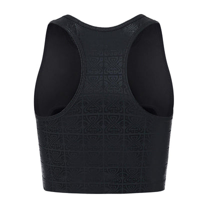 Black - Back - Biba Womens-Ladies Shine Slim Sleeveless Tank Top