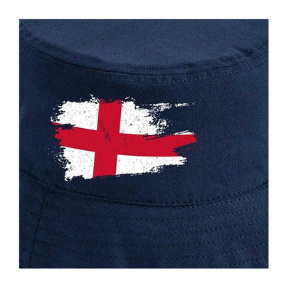 Navy - Side - Sport Direct England Flag Bucket Hat