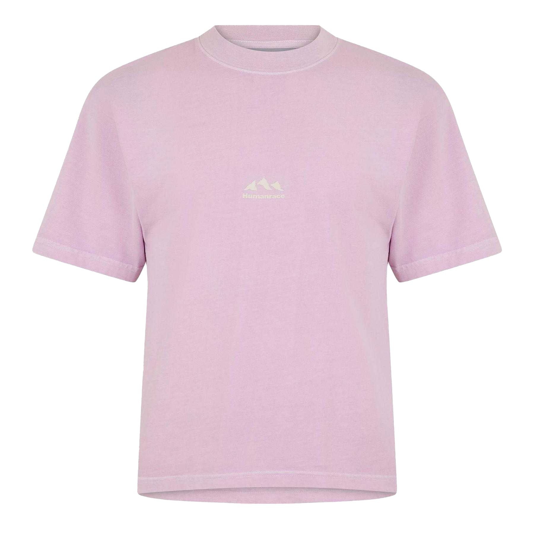 Lilac - Front - Humanrace Unisex Adult Logo Regular T-Shirt