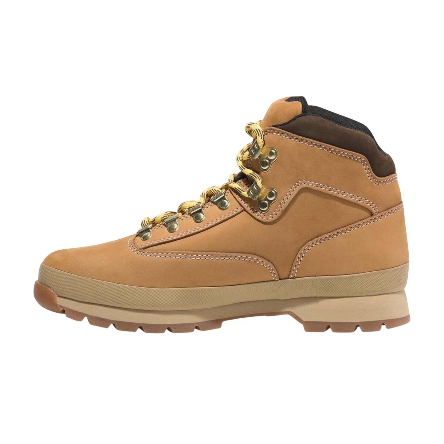 Wheat - Lifestyle - Timberland Mens Euro Hiker Full Grain Leather Mid Cut Chelsea Boots