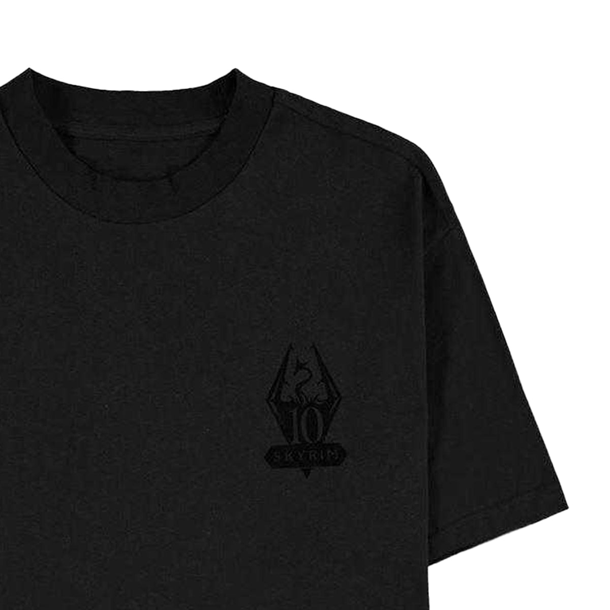 Black - Side - Difuzed Mens Skyrim Regular T-Shirt