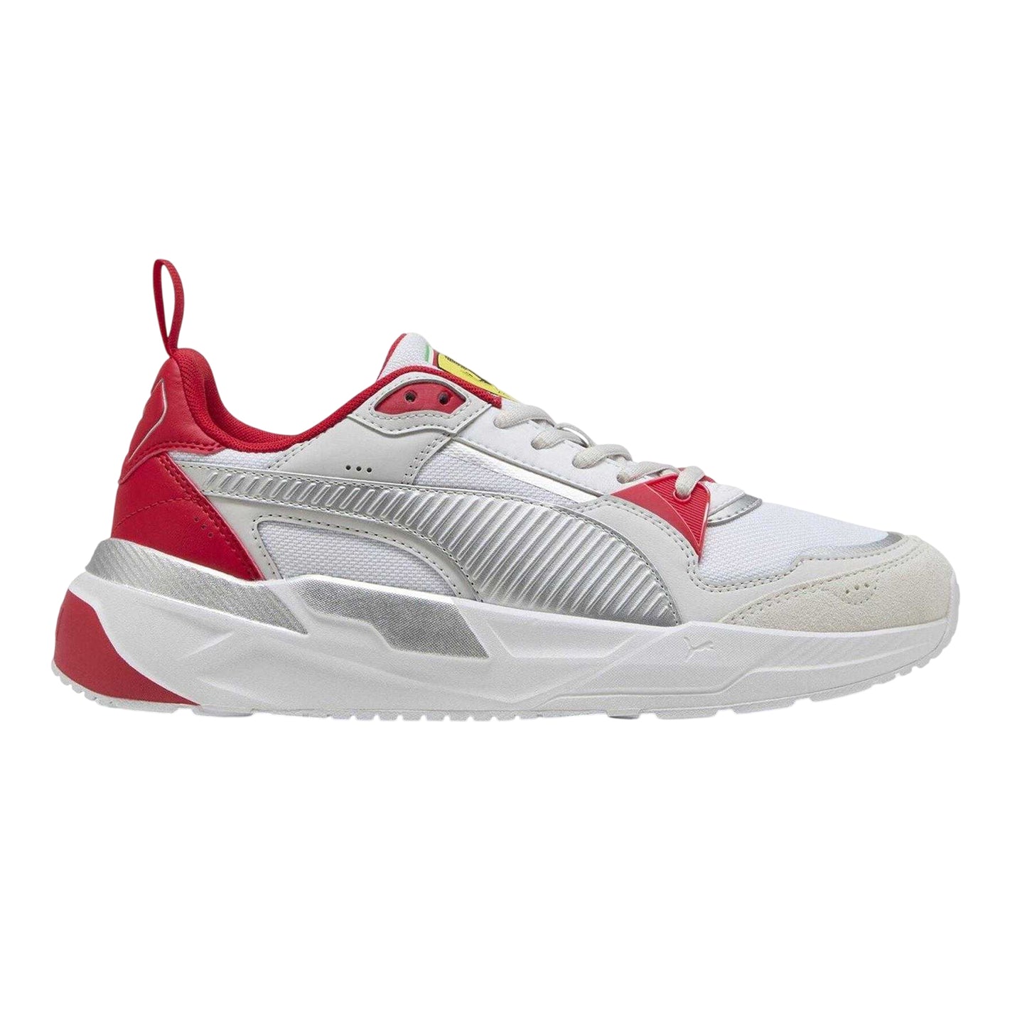 Puma White - Front - Puma Mens Trinity 2 Ferrari Flat Trainers