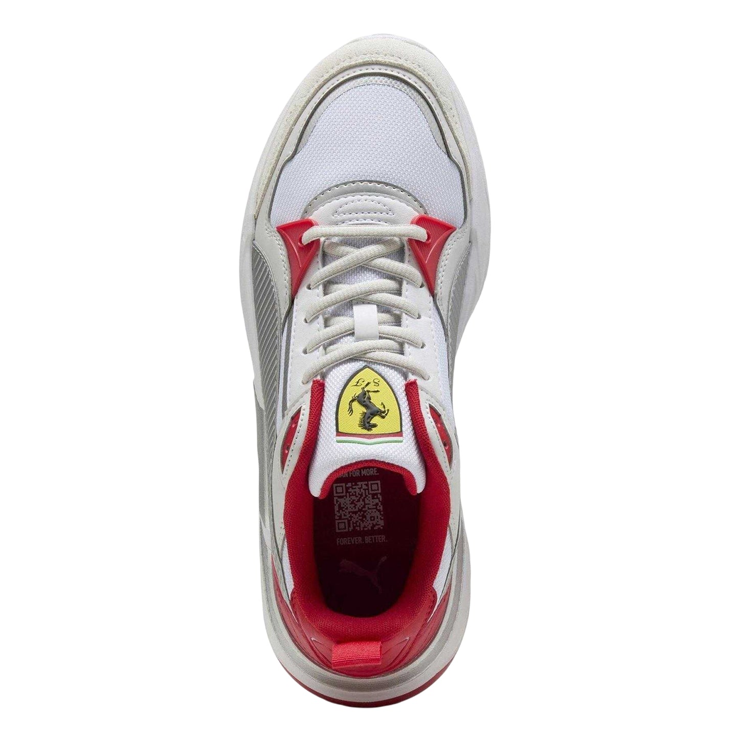 Puma White - Side - Puma Mens Trinity 2 Ferrari Flat Trainers