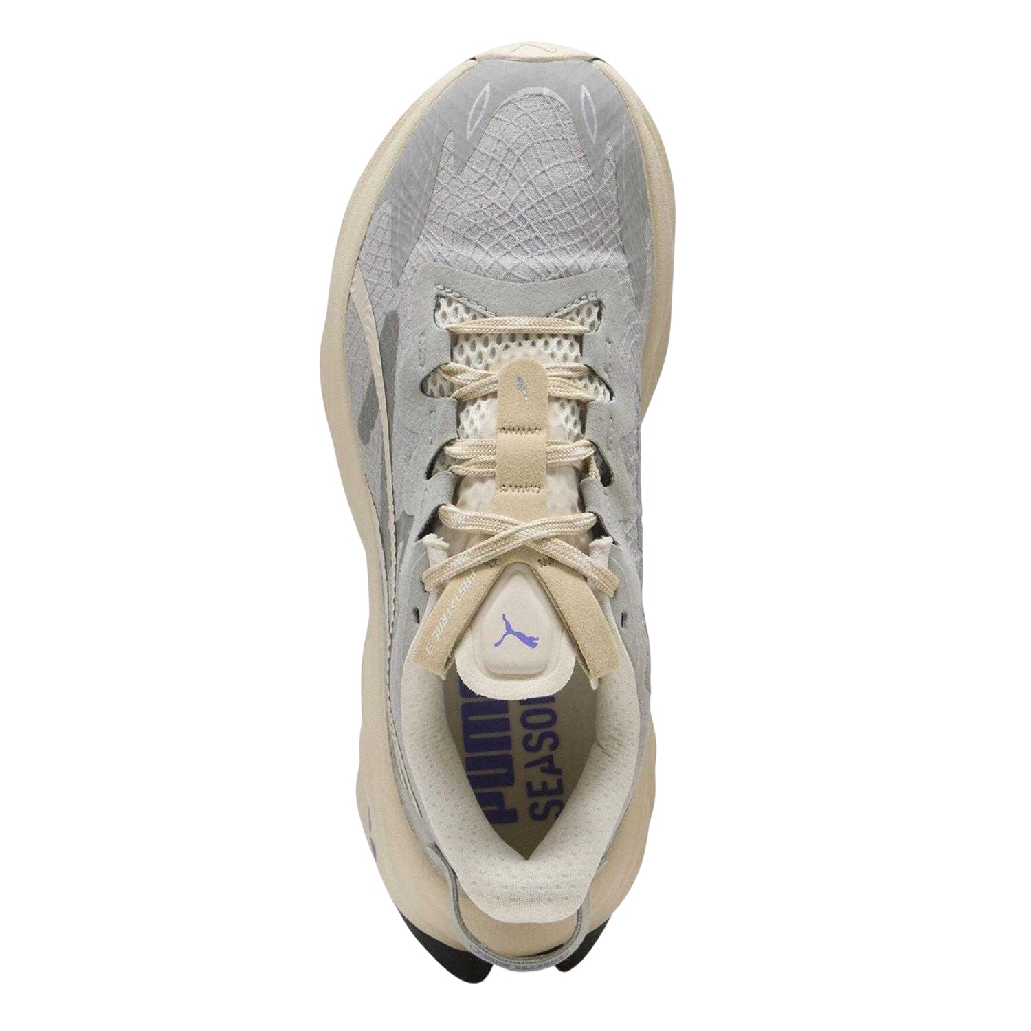 Grey - Side - Puma Womens-Ladies Fast Trac Nitro 3 GORE-TEX Running Shoes