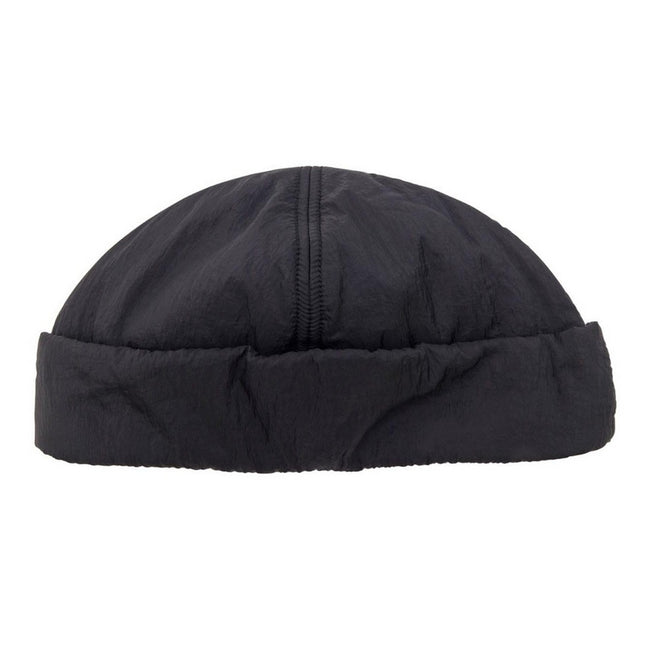 Black - Back - Y-3 Unisex Adult Padded Webbing Beanie