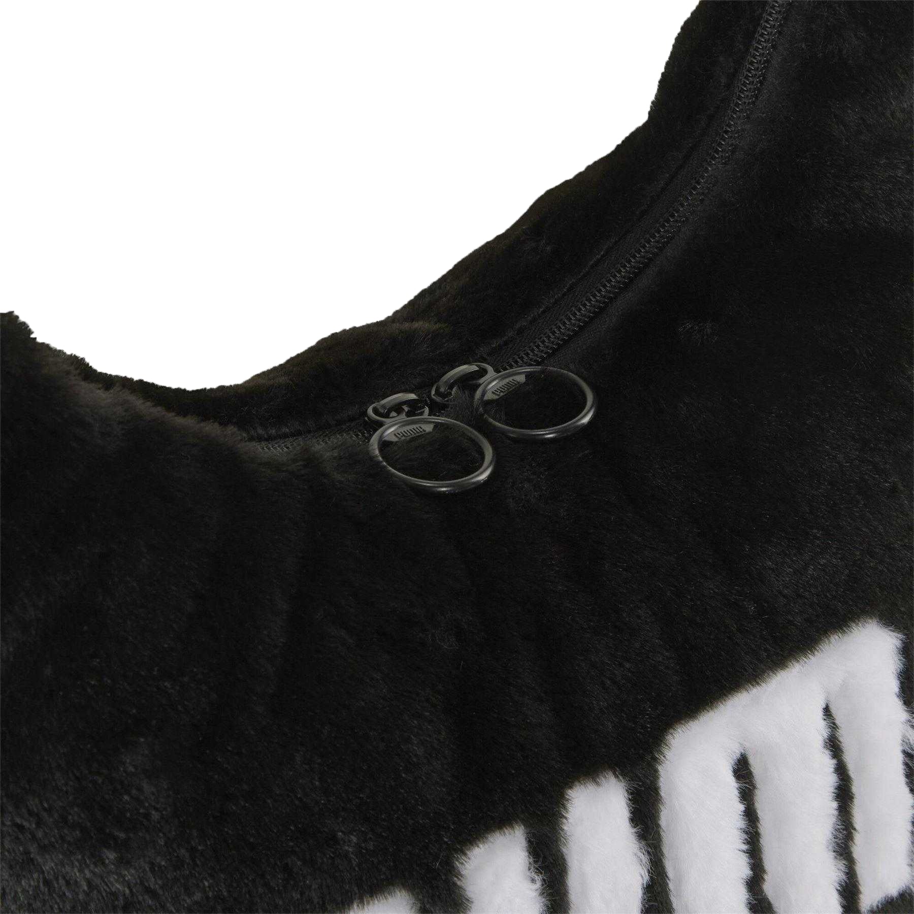 Puma Black - Lifestyle - Puma Up Faux Fur Slouch Hobo Bag