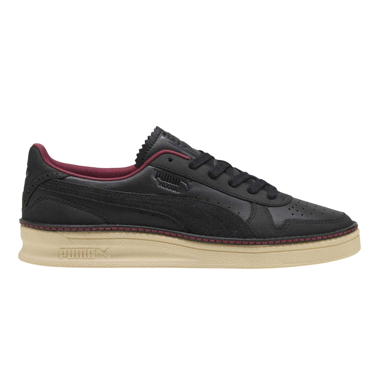 Black - Front - Puma Womens-Ladies Regal Grace Leather Indoor Flat Trainers