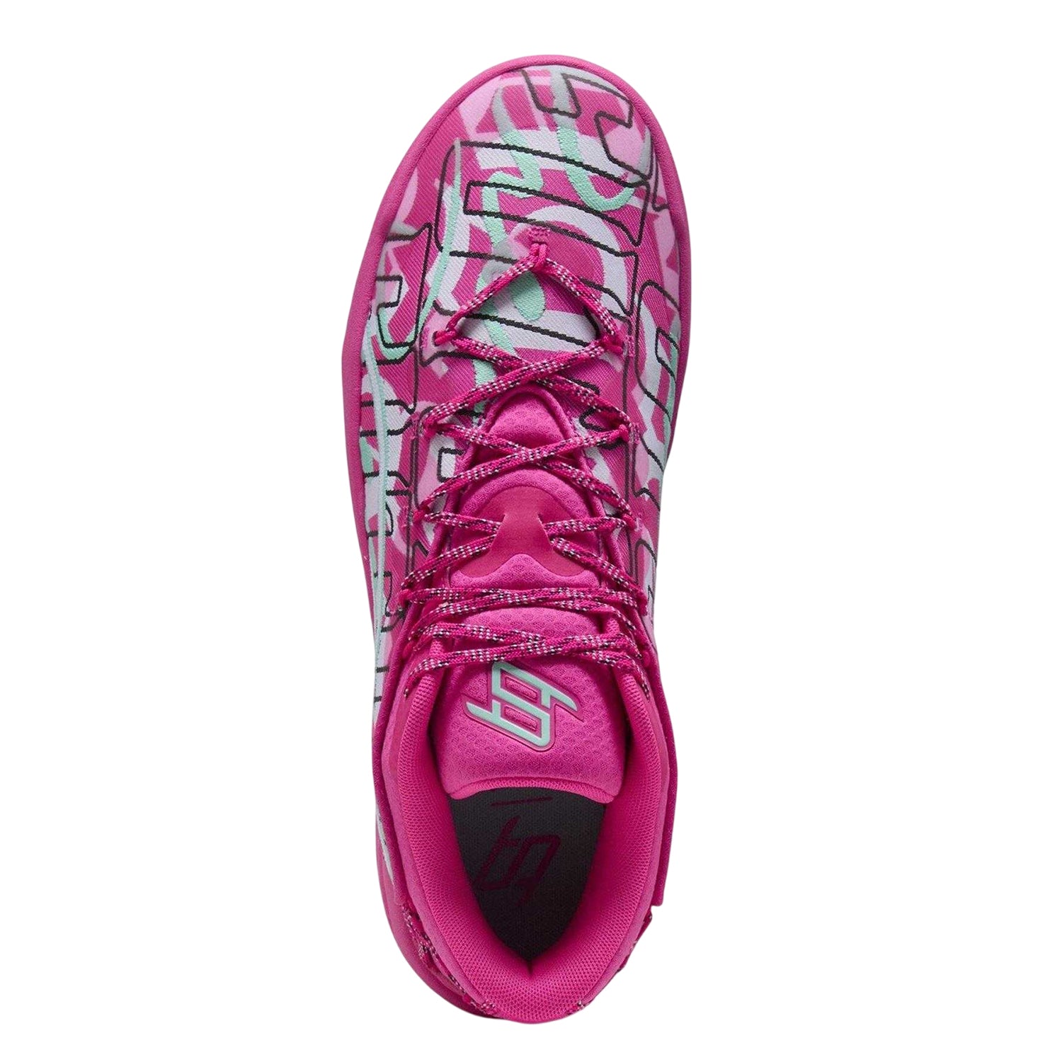 Peppermint - Side - Puma Womens-Ladies Stewie 4 Timeless Basketball Shoes