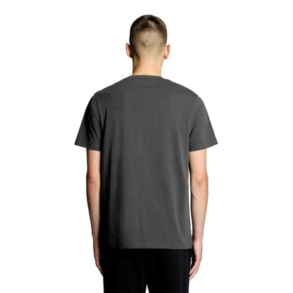 Gunmetal - Back - Lyle & Scott Mens Small Logo Cotton T-Shirt