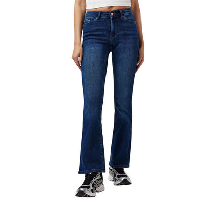Dark Blue - Front - Only Womens-Ladies Bootcut Jeans