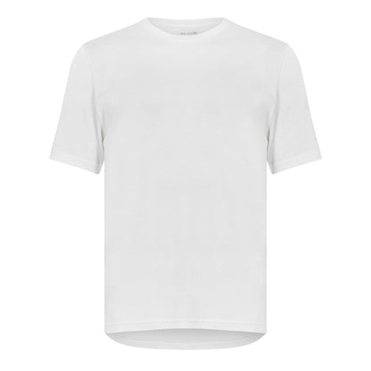 White - Front - Pal Zileri Mens Crew Neck Short-Sleeved T-Shirt