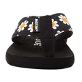 Black - Pack Shot - Rocket Dog Womens-Ladies Adios Daisy Flip Flops