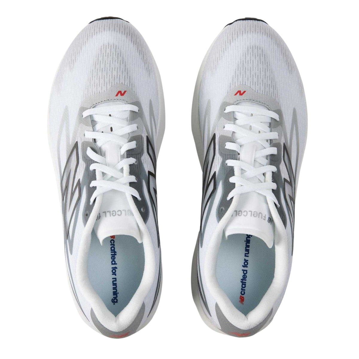 White - Side - New Balance Mens Flite R Trainers